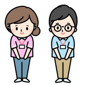 mi-ju (mi-ju)さんの訪問看護リハビリステーションのキャラクター　「まじめさん（女）」と「まじめくん（男）」への提案