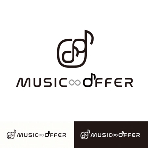 クリエイティブラボUSaX (USaX)さんの音楽家が仕事を探すサイト　MUSIC∞OFFER　のロゴへの提案