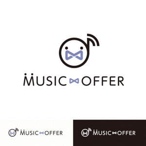 クリエイティブラボUSaX (USaX)さんの音楽家が仕事を探すサイト　MUSIC∞OFFER　のロゴへの提案