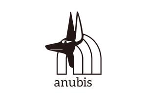 tora (tora_09)さんのエジプトのアヌビス神(anubis)の横顔のロゴデザイン希望への提案