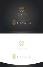 ORI-GIN (ORI-GIN)さんのラウンジ　「elegant　lounge　HINOWA」　ロゴへの提案
