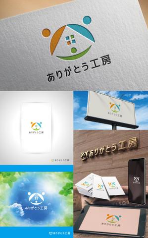 k_31 (katsu31)さんの住宅会社「ありがとう工房」のブランドロゴへの提案