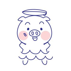 あーまん (aaman)さんのあぐー豚しゃぶしゃぶ専門店　オーシャンBoo！のマスコットキャラクターへの提案