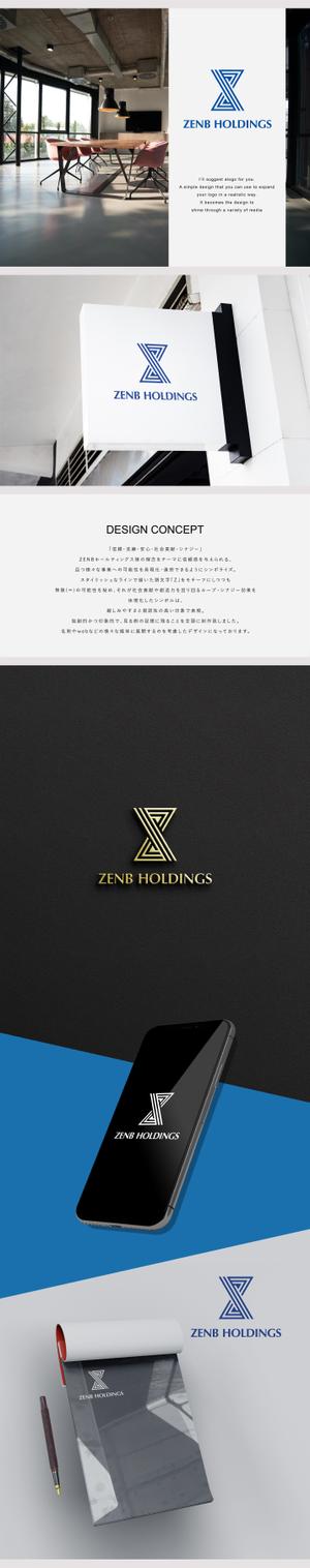 ARTRACTION (artraction_wm)さんの株式会社ZENB HOLDINGSのロゴ制作についてへの提案