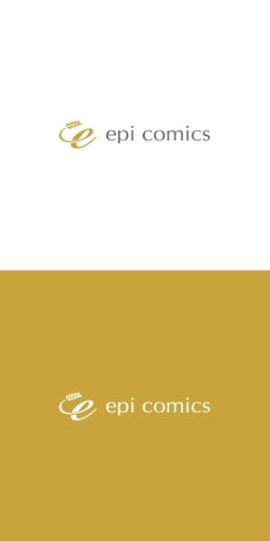 ヘッドディップ (headdip7)さんの女性向け一般漫画レーベル「epi comics」ロゴ製作への提案