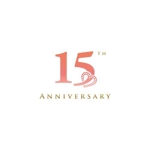 さんの「15th Anniversary」のロゴ作成への提案