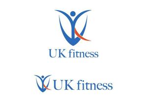 長谷川映路 (eiji_hasegawa)さんのパーソナルジム『UK fitness』のロゴへの提案