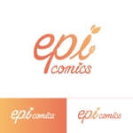 e-design (emi_nov)さんの女性向け一般漫画レーベル「epi comics」ロゴ製作への提案