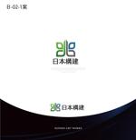 NJONESKYDWS (NJONES)さんの不動産の再生（解体工事）や、都市開発をサポートする「日本構建株式会社」のロゴへの提案