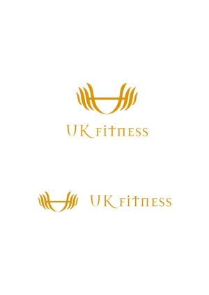 ing (ryoichi_design)さんのパーソナルジム『UK fitness』のロゴへの提案