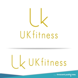 Innocent public tree (nekosu)さんのパーソナルジム『UK fitness』のロゴへの提案