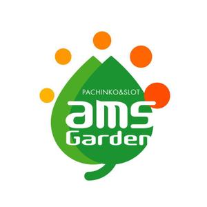 wakuwaku7さんの「パチンコ＆スロット　アムズガーデン（AMS GARDEN）」のロゴ作成への提案