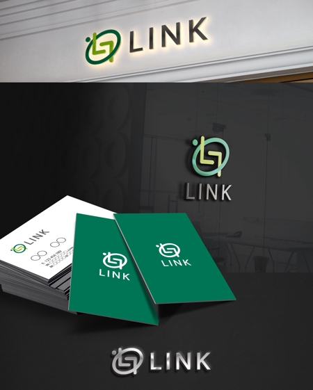 D.R DESIGN (Nakamura__)さんの通信サポート事業「LINK」のロゴへの提案