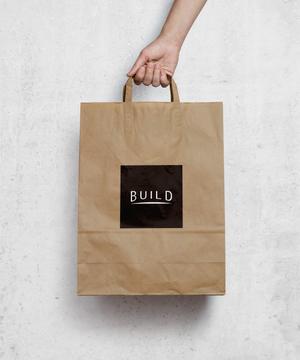 LIFE (mz001)さんの生活雑貨、インテリア家具、家電、カフェ「BUILD」、「build」のロゴへの提案