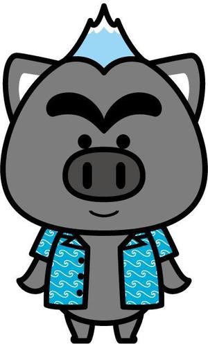 loveinko (loveinko)さんのあぐー豚しゃぶしゃぶ専門店　オーシャンBoo！のマスコットキャラクターへの提案