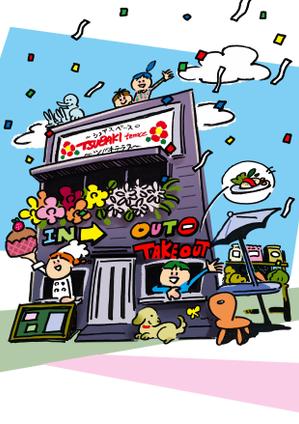 ＶＡＬ (mumr)さんの夢やワクワク感のある！複合型のシェアスペースの完成予想図（イメージパース）への提案