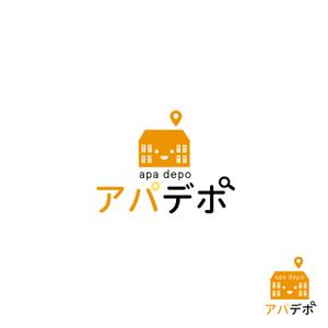 ねこやまさん ()さんの大規模修繕専門店アパデポのロゴ作成依頼への提案