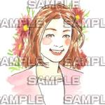 ねなし (Nenashi)さんのSNSアイコン用の水彩タッチの似顔絵イラスト制作への提案