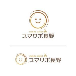 tsugami design (tsugami130)さんの訪問美容室「スマサポ長野」のロゴ作成への提案