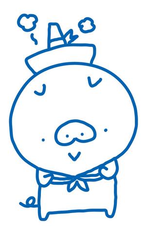 nougo (noguo3)さんのあぐー豚しゃぶしゃぶ専門店　オーシャンBoo！のマスコットキャラクターへの提案