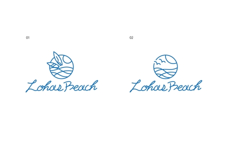 ainogin (ainogin)さんのLOHAS BEACH　ロゴ2種への提案