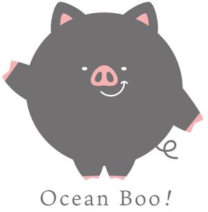 ohuchi (aooo)さんのあぐー豚しゃぶしゃぶ専門店　オーシャンBoo！のマスコットキャラクターへの提案