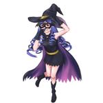 克 (katsu0001)さんの人差し指で鼻の下をこする魔法使い（黒＆白）の全身のイラスト制作への提案