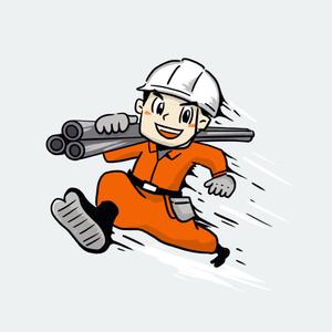 ARCH design (serierise)さんの足場屋ダッシュ　イラストへの提案