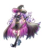 toori (tori36)さんの人差し指で鼻の下をこする魔法使い（黒＆白）の全身のイラスト制作への提案