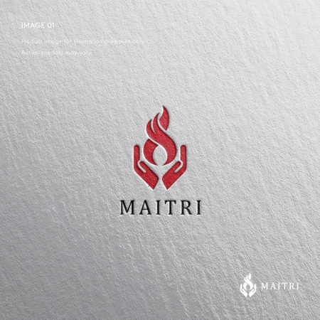doremi (doremidesign)さんの遺品等のお焚き上げサイト　「マイトリー　お寺で安心のお焚き上げ」のロゴへの提案