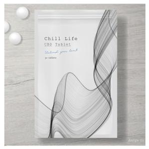 hashi = design (hashi_design)さんのCBDタブレット"Chill Life -CBD Tablet-"のパッケージデザインへの提案