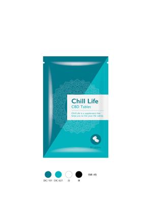 Lion_design (syaron_A)さんのCBDタブレット"Chill Life -CBD Tablet-"のパッケージデザインへの提案