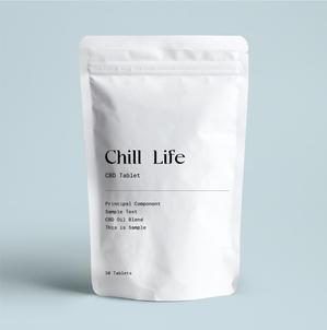 YD_STUDIO (iam_uma)さんのCBDタブレット"Chill Life -CBD Tablet-"のパッケージデザインへの提案