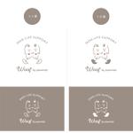 honto design (otsuma)さんの犬の幼稚園　ドッグサロン　『Woof by popomeip』のロゴデザインへの提案