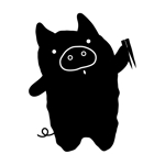うまき ちえり (umaki_ka)さんのあぐー豚しゃぶしゃぶ専門店　オーシャンBoo！のマスコットキャラクターへの提案