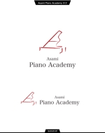 queuecat (queuecat)さんのピアノ教室　「Asami Piano Academy」 のロゴ作成への提案
