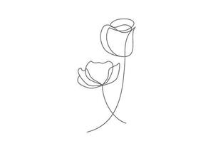 Metsola ()さんの某花屋さんのコンセプトイラスト「ひと筆描きの一輪の花」への提案