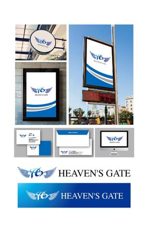 K-J (king_j)さんのコンカフェ「HEAVEN'S GATE」のロゴへの提案