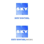 新規法人 SKY SOCIAL株式会社　のコーポレートロゴ　への提案