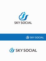 eldordo design (eldorado_007)さんの新規法人 SKY SOCIAL株式会社　のコーポレートロゴ　への提案