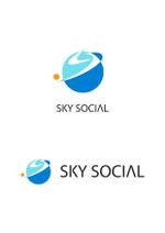 ing (ryoichi_design)さんの新規法人 SKY SOCIAL株式会社　のコーポレートロゴ　への提案