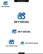 queuecat (queuecat)さんの新規法人 SKY SOCIAL株式会社　のコーポレートロゴ　への提案