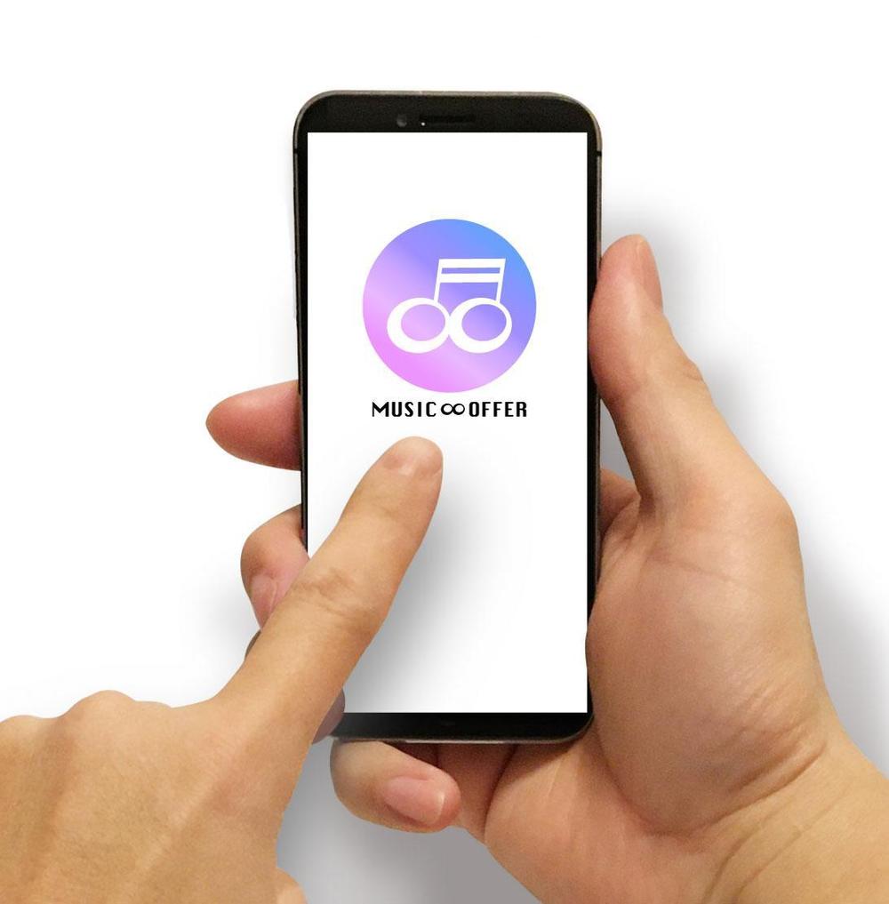 音楽家が仕事を探すサイト　MUSIC∞OFFER　のロゴ