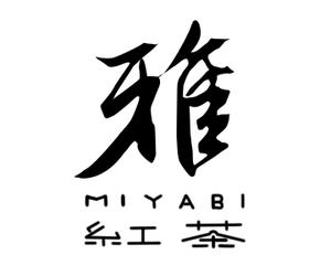 HI (hirokiey)さんの国産・和紅茶通信販売ショップサイト「雅紅茶」のロゴ（MIYABI紅茶）（みやびこうちゃ）への提案