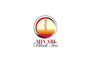 luckykent (luckykent)さんの国産・和紅茶通信販売ショップサイト「雅紅茶」のロゴ（MIYABI紅茶）（みやびこうちゃ）への提案