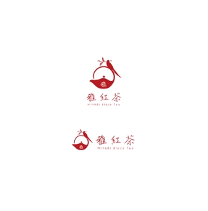 nakagami (nakagami3)さんの国産・和紅茶通信販売ショップサイト「雅紅茶」のロゴ（MIYABI紅茶）（みやびこうちゃ）への提案