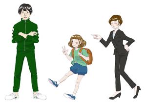 しみしみ (itimatu5label)さんのTwitterで使用するキャラクター3種類を依頼します。への提案