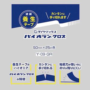 ブージャム (boojum)さんの養生テープ「パイオランテープ Y－０９－GR/CL」のパッケージデザインへの提案