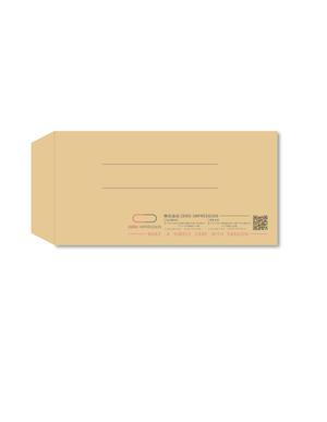 tt519 (tomo519)さんの介護の会社「封筒デザイン」（別途　名刺・社員証の依頼もあり）への提案