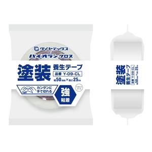 noriben (noriben0147)さんの養生テープ「パイオランテープ Y－０９－GR/CL」のパッケージデザインへの提案